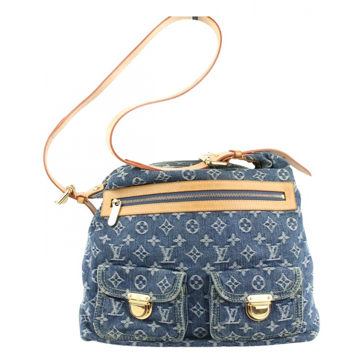 Baggy handbag Louis Vuitton Blue in 
